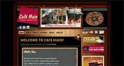 Desktop Screenshot of cafemainonline.com